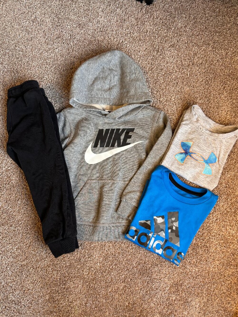 3T Boys Athletic Activewear 4 Piece Bundle Lot Nike Adidas Under Armour H&M